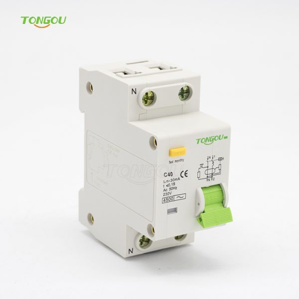 TOB10-63 40A 30mA Residual Current Circuit Breaker with Overcurrent Protection(RCBO)