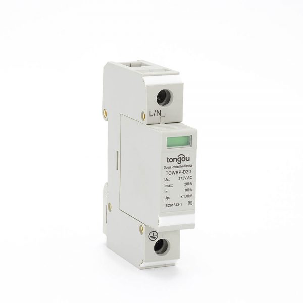 SPD AC 1P 10KA~20KA D ~275V House Surge Protector Protection Protective Low-voltage Arrester Device