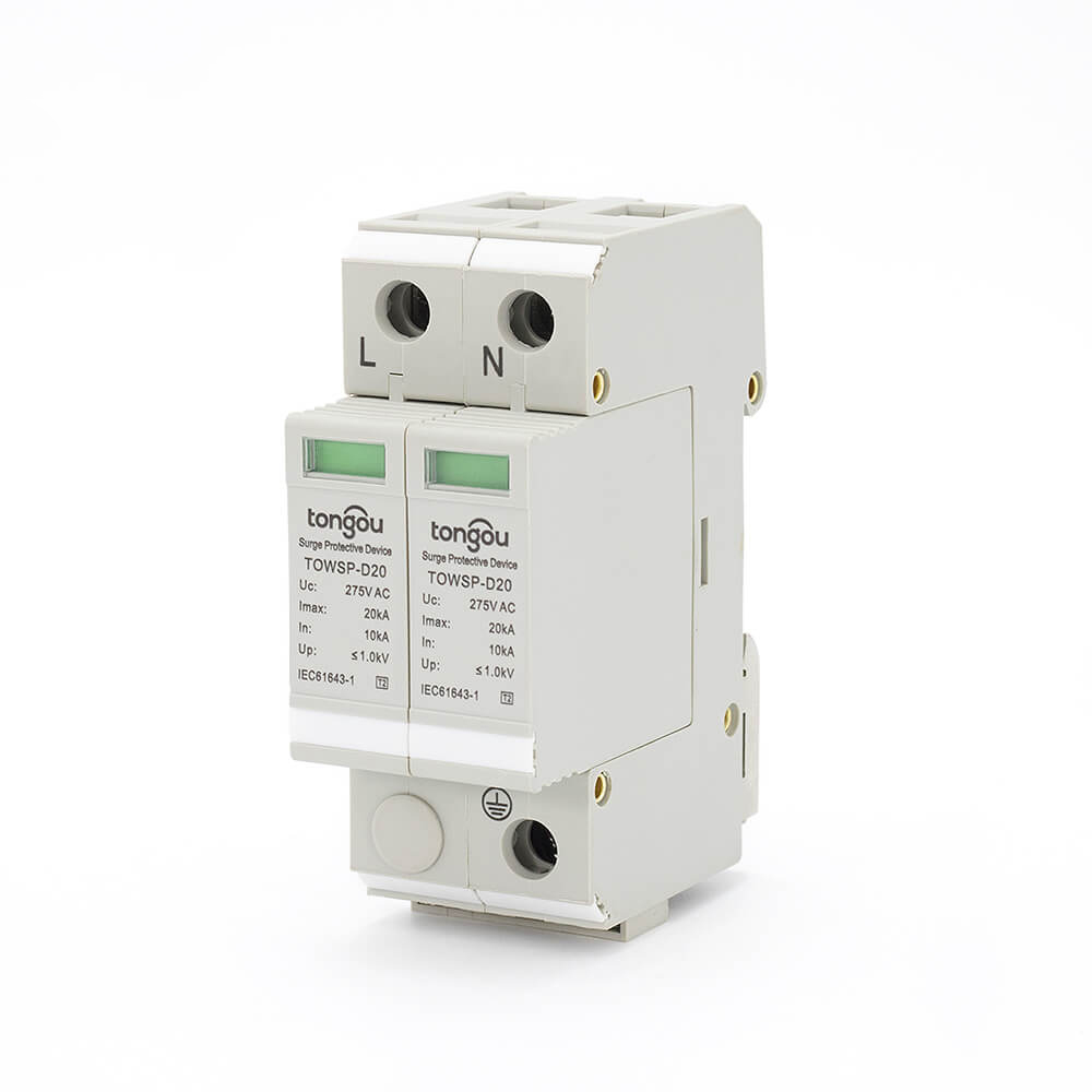 SPD AC 1P+N 10KA~20KA D ~275V House Surge Protector Protection